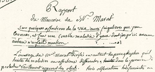 Rapport de Marat