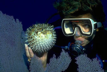 Plongeuse sous-marine