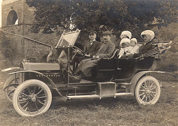 La voiture de la famille, en 1910